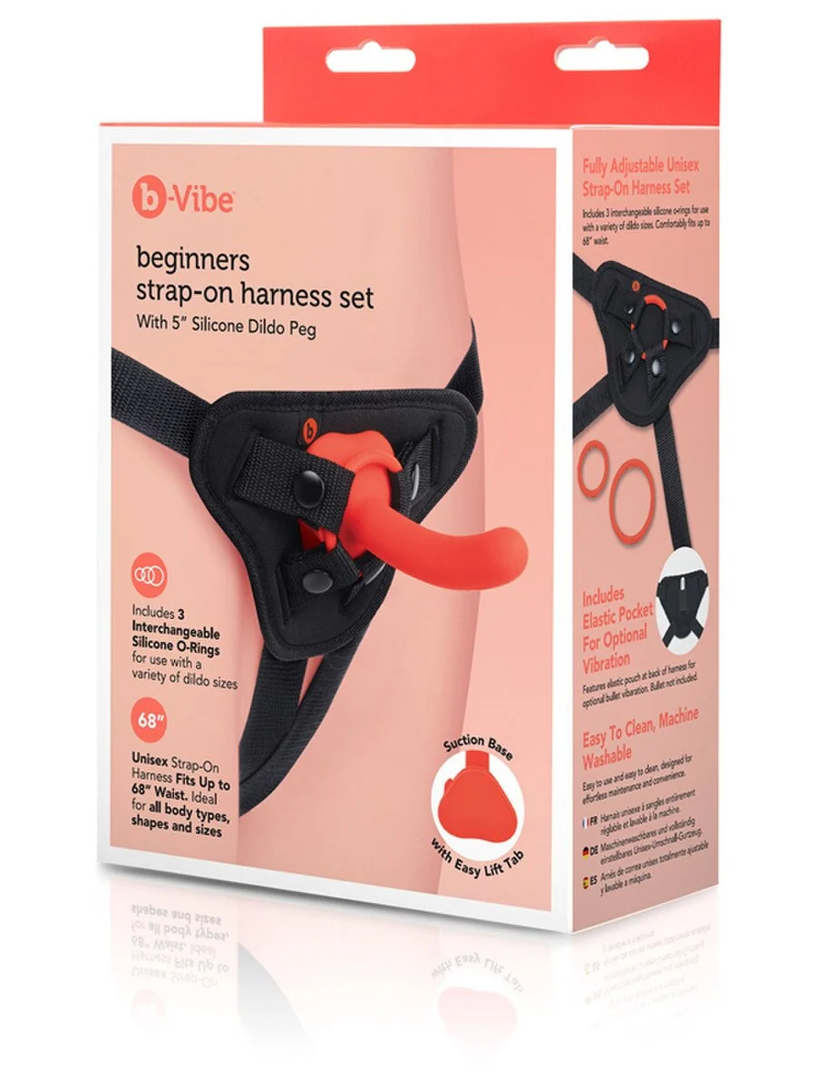 Beginners Strap-On Harness Set with 5in. Silicon Dildo Peg - Image 6
