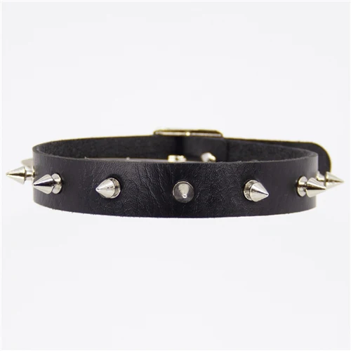 Black Collar With Spikes