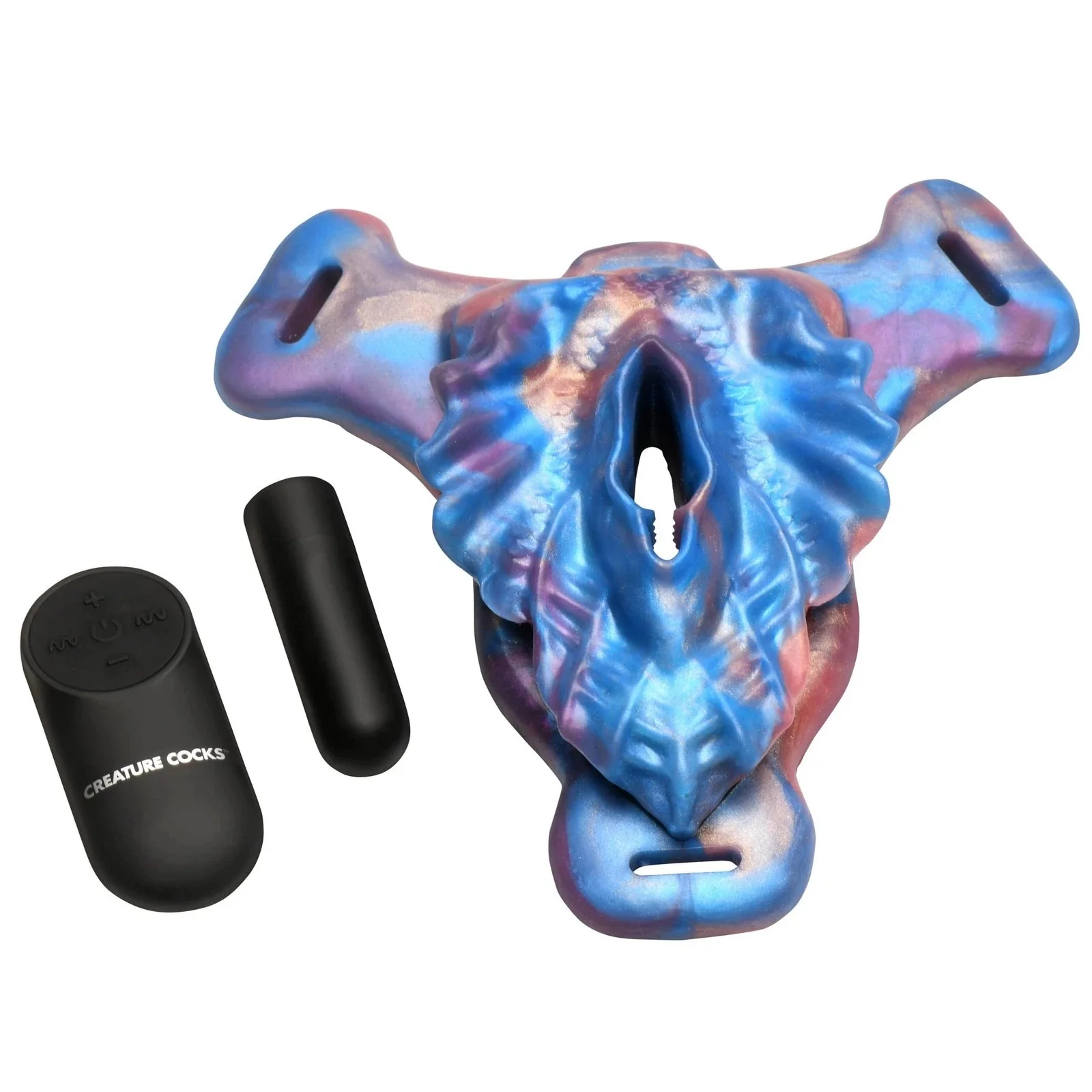 Creature Cocks Siren Snatch Silicone Strap-On - Image 4