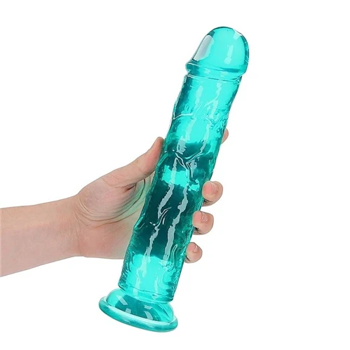 Crystal Clear Dildo 10 Inch Straight No Balls - Image 4