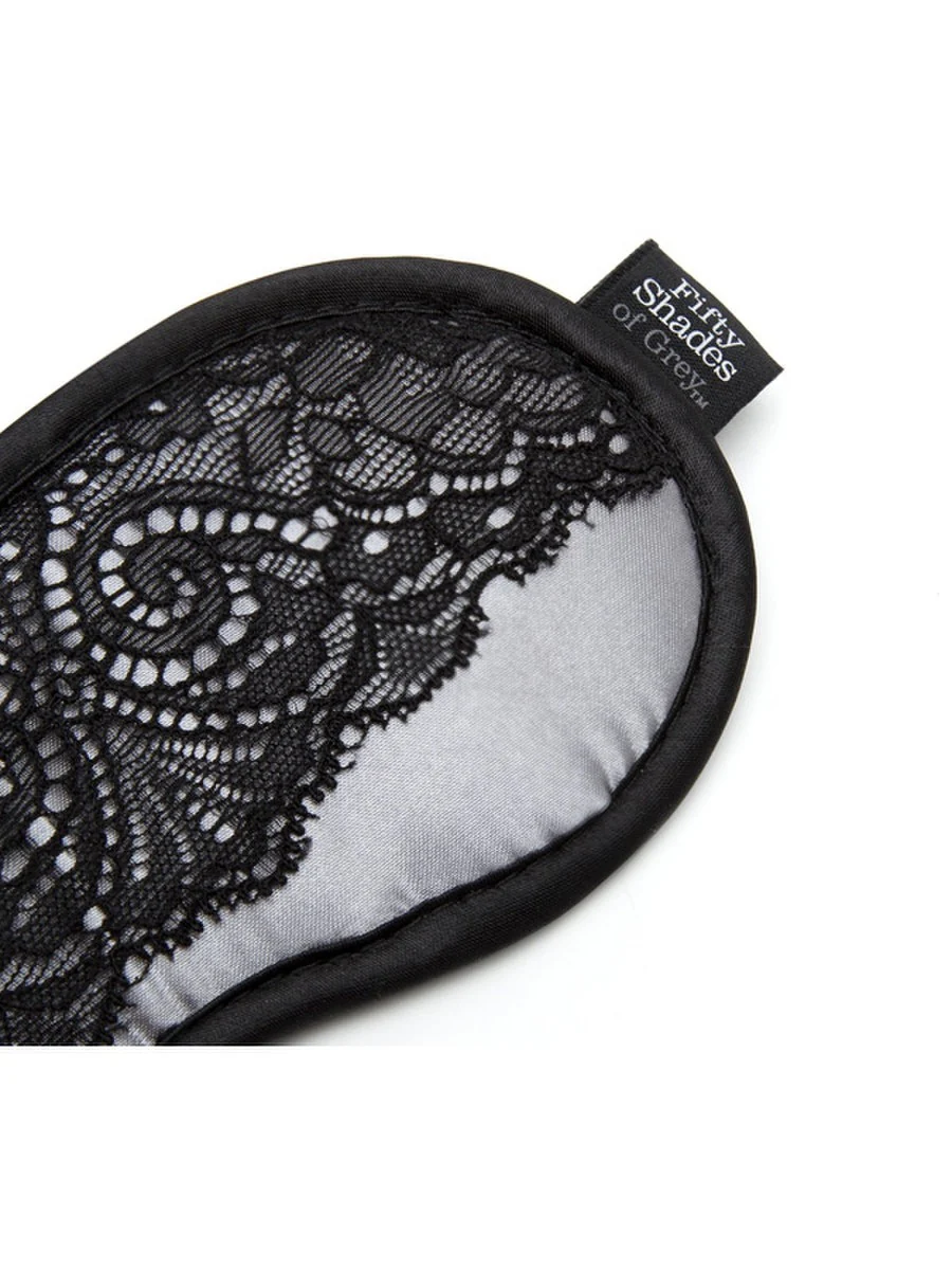 Fifty Shades of Grey Play Nice Satin and Lace Blindfold - Image 3