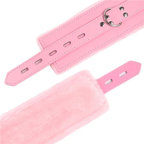 Fluffy Leather Cuffs - Image 2