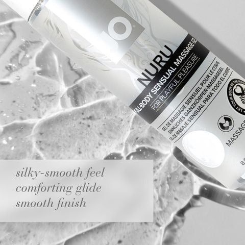 JO Nuru - Full Body Sensual Massage Gel 240ml - Image 2