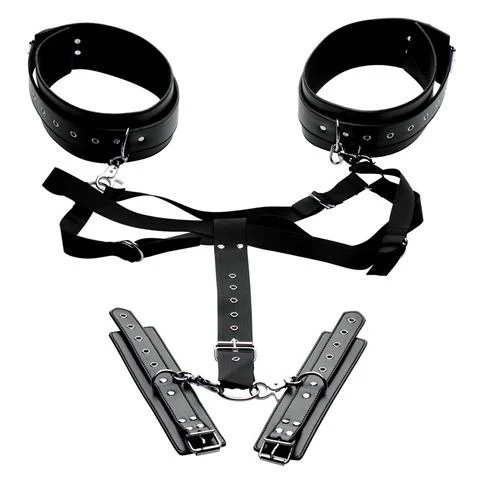 Master Series Acquire Thigh Harness & Wrist Cuffs - Image 4