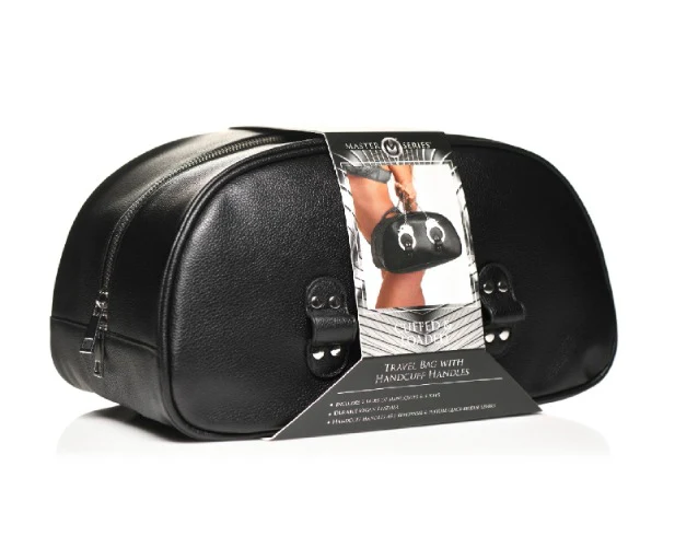 Master Series Cuffed & Loaded Travel Bag with Handcuff Handles - Image 7