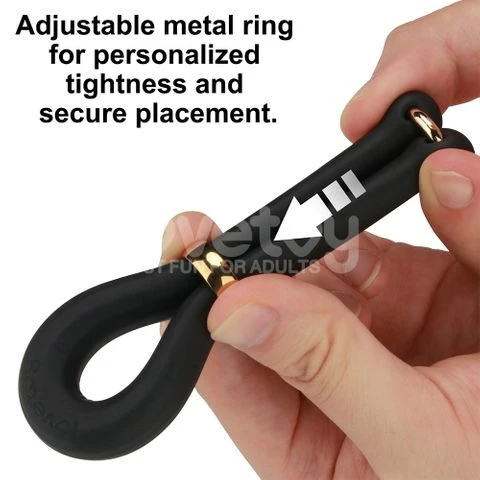 Pinnacle Pro Anyfit Stretcher - Black Adjustable Cock Ring - Image 3