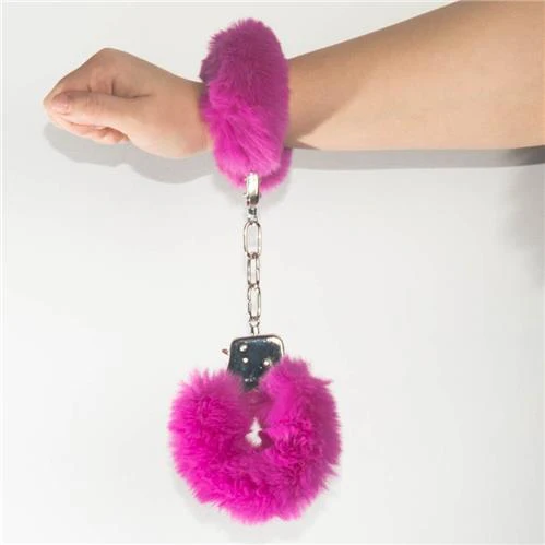 Poison Rose Fluffy Handcuffs - Image 4