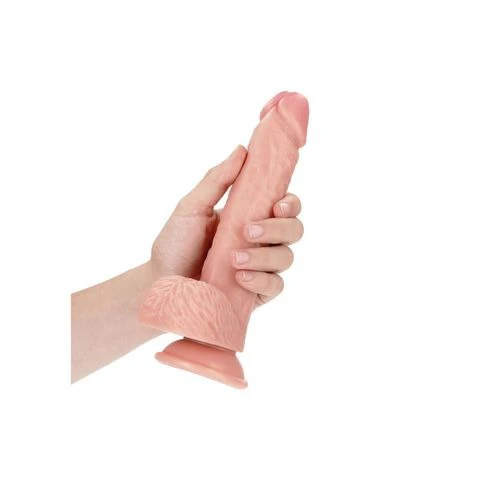 RealRock Straight Dildo 8" Flesh - Image 2