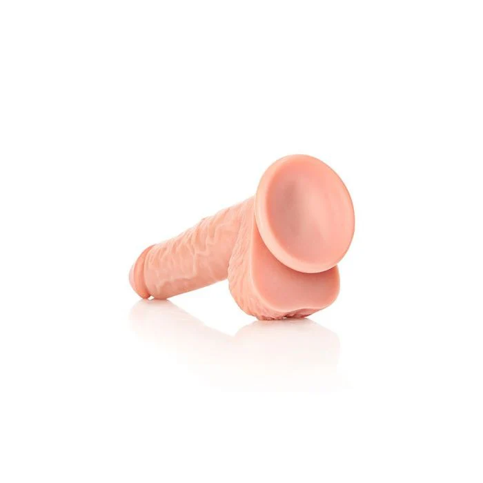 RealRock Straight Dildo 8" Flesh - Image 4