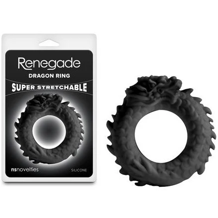 Renegade Dragon Ring - Black