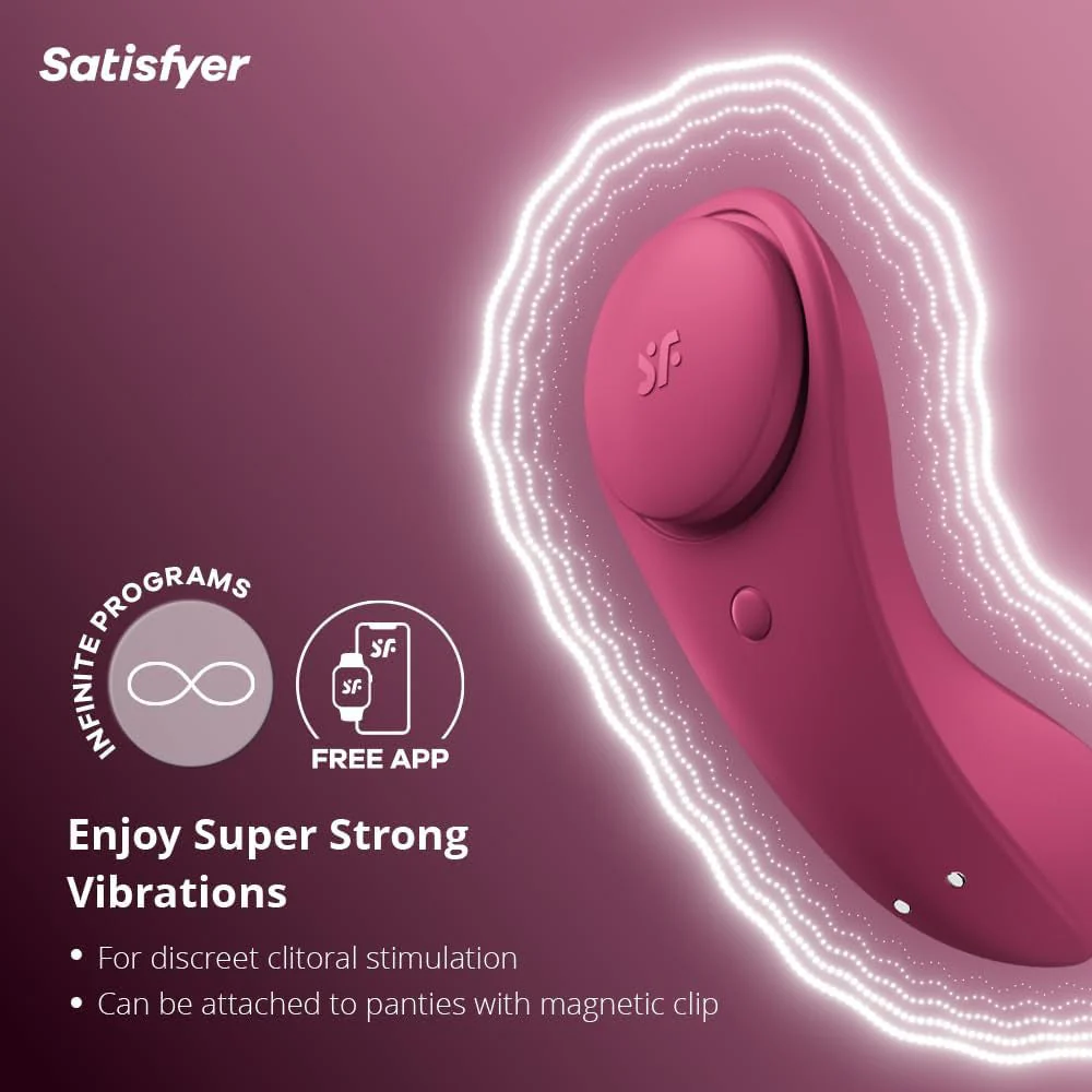 Satisfyer Sexy Secret Panty Vibrator - App Control - Image 3
