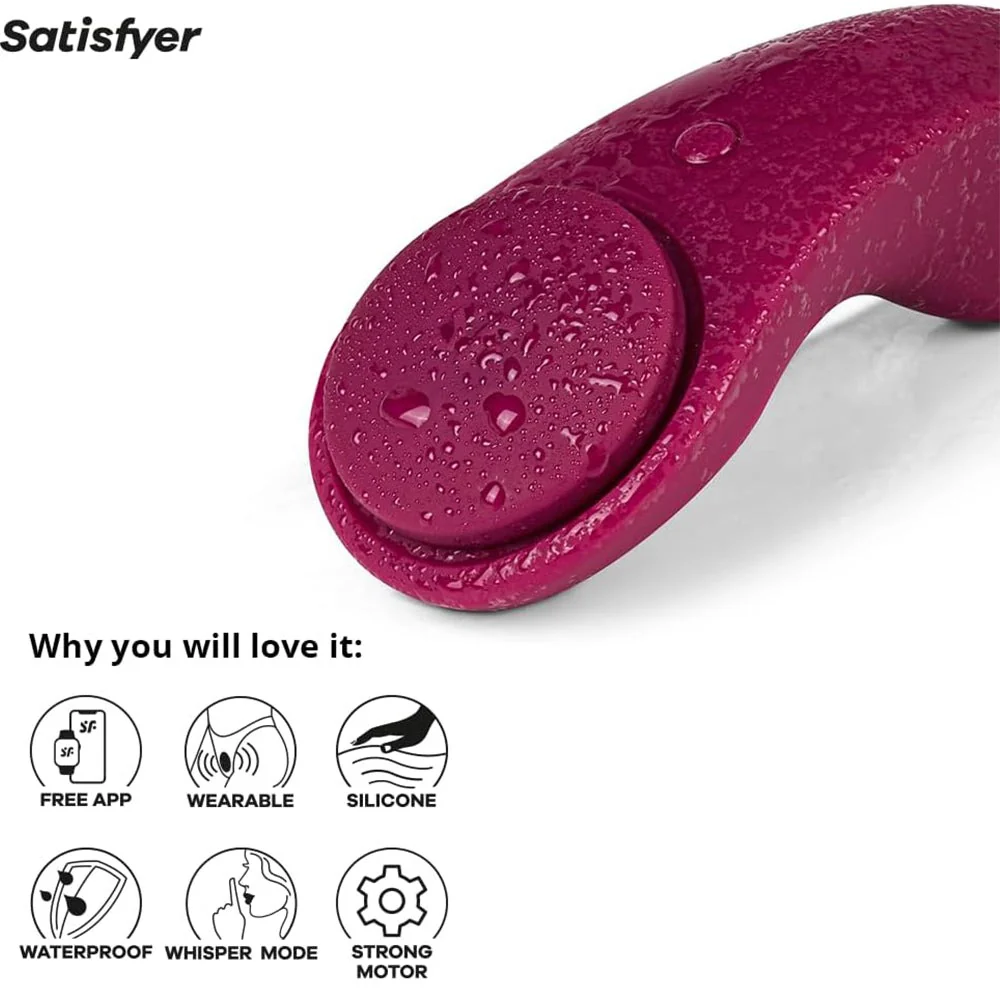Satisfyer Sexy Secret Panty Vibrator - App Control - Image 4