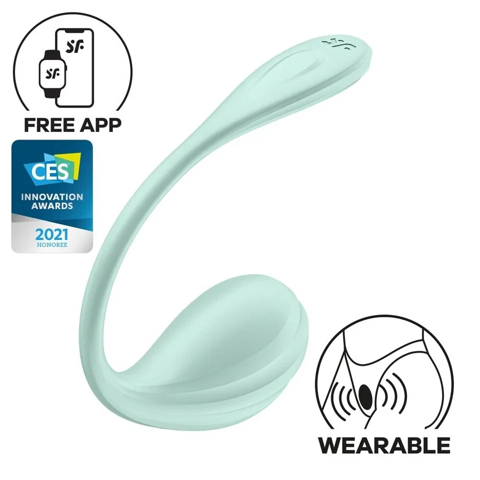 Satisfyer Smooth Petal App Control - Mint - Image 2