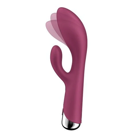 Satisfyer Spinning Rabbit - Red - Image 4