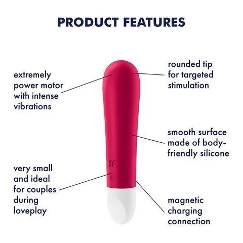 Satisfyer Ultra Power Bullet 1 - Red - Image 3