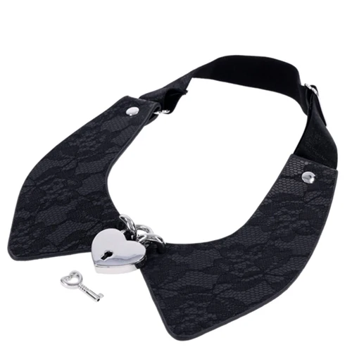 Sex and Mischief Heartbound Lace Day Collar