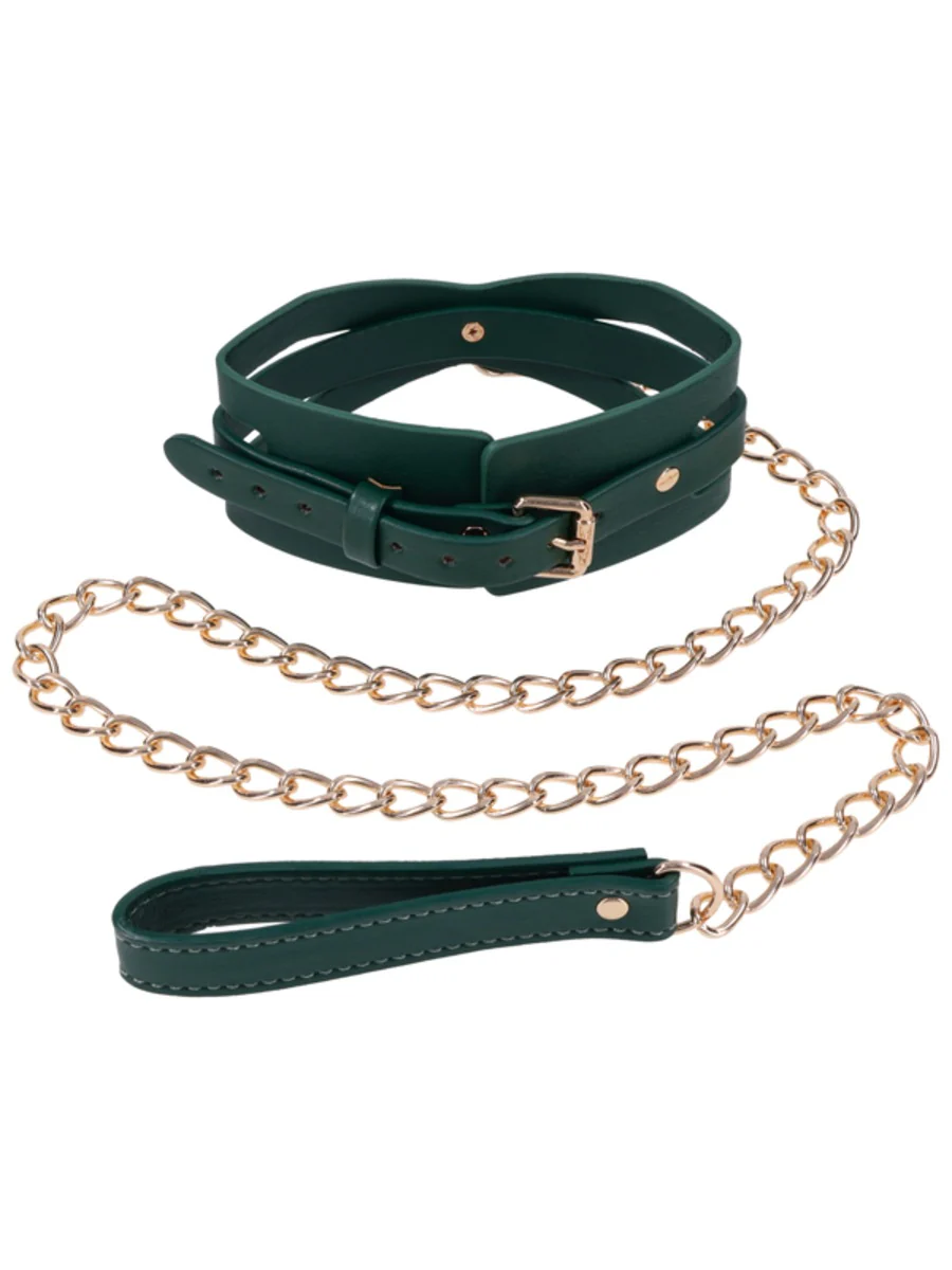 Sex & Mischief Indica Cutout Collar and Leash - Image 2