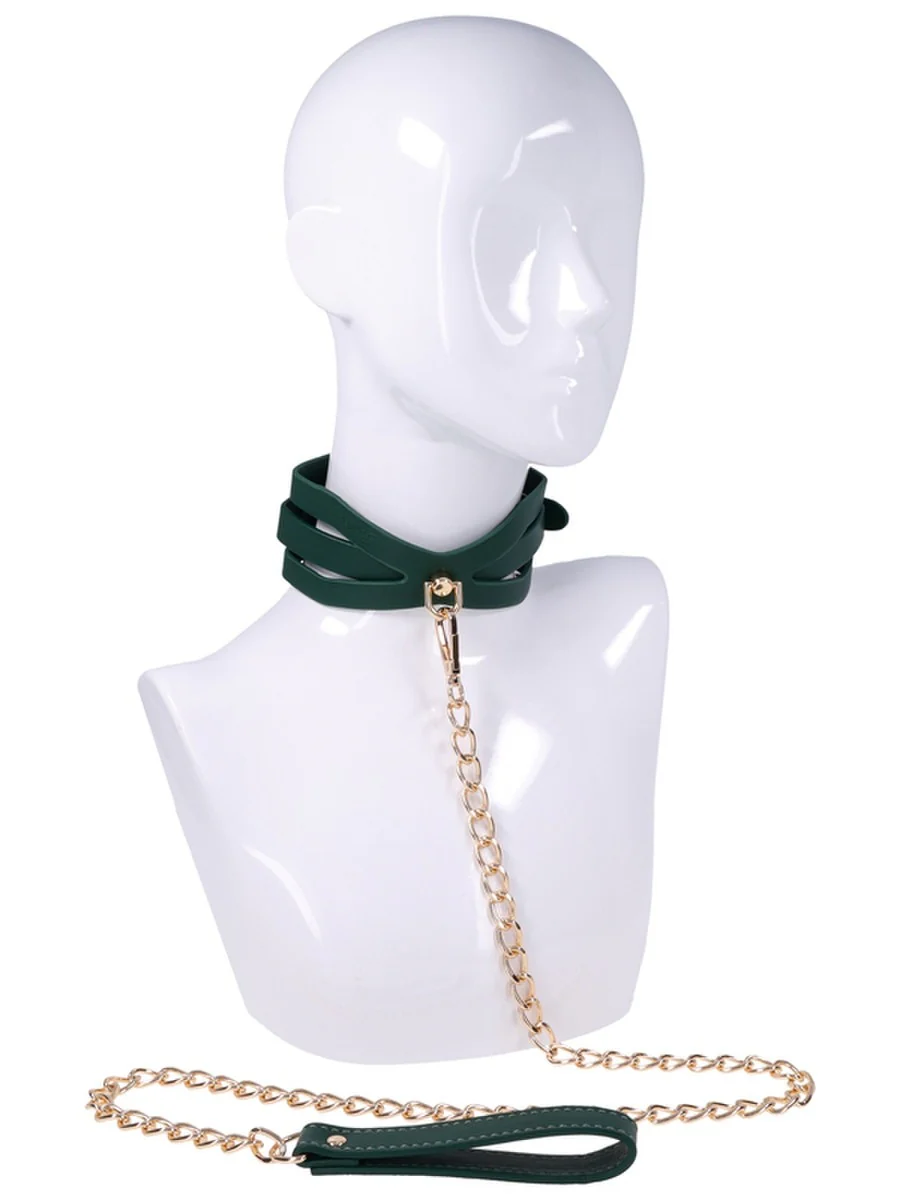 Sex & Mischief Indica Cutout Collar and Leash - Image 3