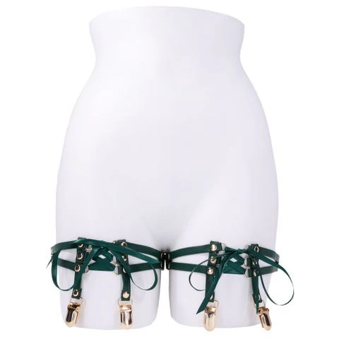Sex & Mischief Indica Laced Up Garters - Image 3