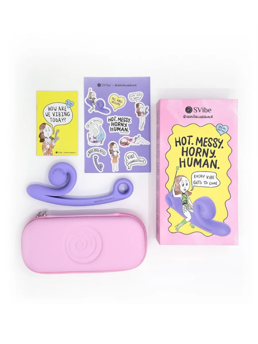 SVibe Snail Vibe Curve Vibrator Cool Lavender Limited Edition - Image 2