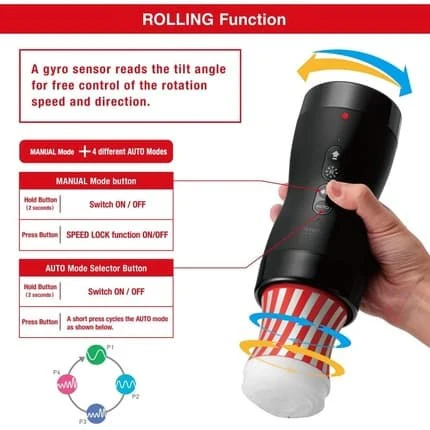 Tenga Vacuum Gyro Roller Set - Image 3