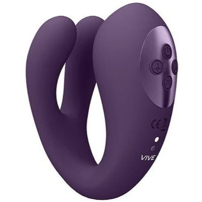 VIVE - Yoko - Triple Action Vibrator Dual Prongs w/Clitoral Pulse Wave - Image 3