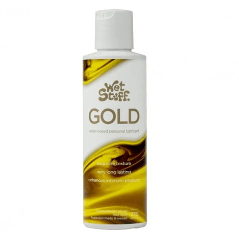 Wet Stuff Gold  Waterbased Personal Lubricant 270g Flip Top